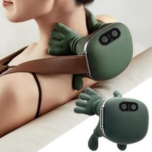 Master Hand Shoulder and Neck Massager Cervical, Electric Real Hands Kneading Massage with Heat, Shiatsu Deep Tissue Pain Relief for Shoulder Neck Back Muscle(1PC)